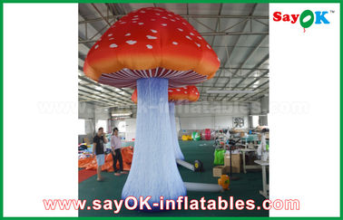 Cogumelo inflável gigante de pano de Oxford que anuncia Inflatables com ventilador incorporado