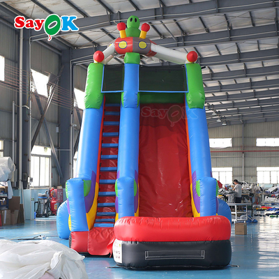 Slide inflável comercial anti-ruptura de lona de PVC Slide inflável para parque de diversões