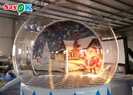 Barraca de bolha inflável bola de cristal globo de neve personalizada para shopping