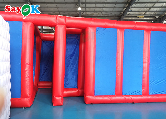 dos jogos 27ft infláveis dos esportes de 9m explosão exterior Maze Inflatable Games For Kids do curso de obstáculo