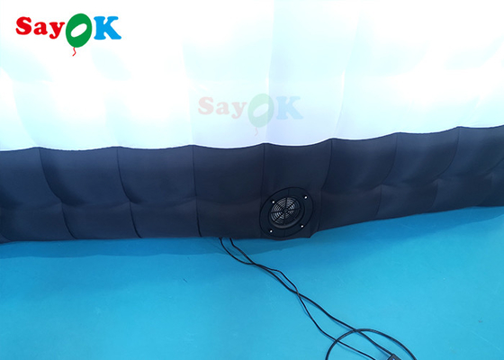 Tenda inflável Camping SGS Tenda inflável Photo Booth Tenda 360 graus Photo Video Booth Com luz LED