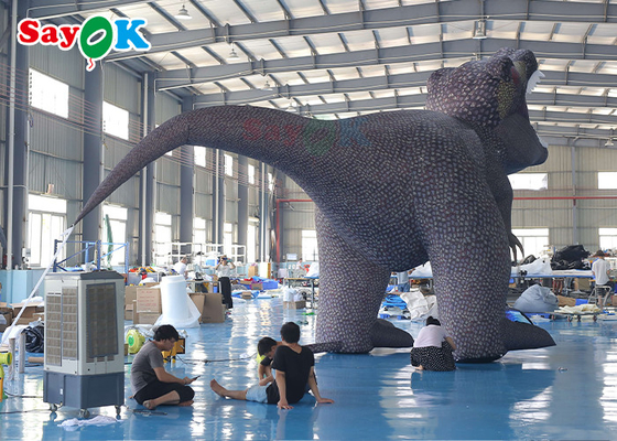 Personagens de desenhos animados Ferozes Dinossauro Personagens de desenhos animados infláveis 5m para exposição