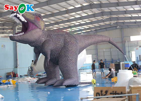 Personagens de desenhos animados Ferozes Dinossauro Personagens de desenhos animados infláveis 5m para exposição