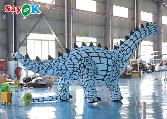 Modelo gigante de dinossauro inflável verde atraente Publicidade em eventos de festas Explodir personagens de desenhos animados