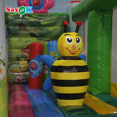 Corrediça inflável Insect Paradise Combo Jumping Castle para parque de diversões