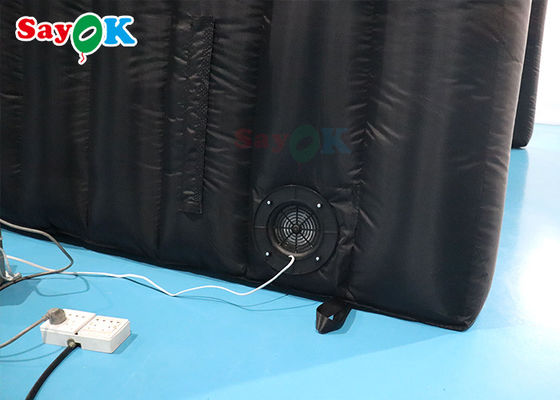 Tenda de ar ao ar livre 210D Oxford Negro Tenda de túnel inflável multifunção para atividades exposições