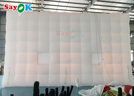 Tenda inflável de acampamento 8x8x5m Tenda inflável de jardim Led aluguel de barracas infláveis de marquete