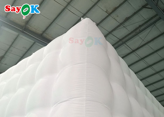 Tenda inflável personalizada LED Oxford Cubo inflável Tenda Praça Centro de festas Marquise para exposição