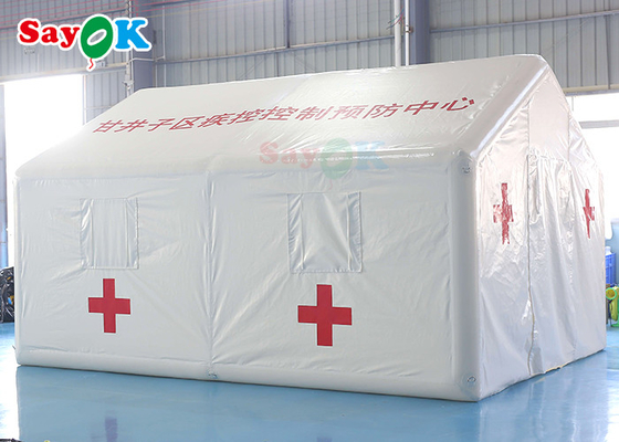 Barraca inflável do salvamento da emergência médica inflável inflável do hospital da barraca da barraca de abrigo 5x4m