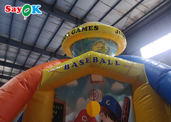 Jogo inflável comercial engraçado do tiro do basquetebol dos jogos infláveis gigantes infláveis dos esportes do jogo de bola