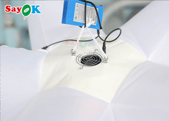 lâmpada decorativa de suspensão leve inflável da atividade exterior da estrela da decoração de 2m