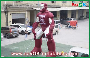 Robô Inflavel Robô Inflavel Durável Homem de Ferro / Homem-Aranha Cartoon Hero For Event