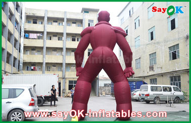 Herói inflável durável do personagem de banda desenhada de Iron Man/homem-aranha para o evento