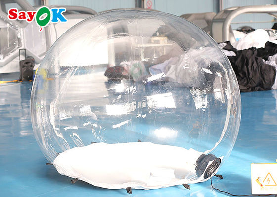 Tenda de acampamento de bolhas inflável transparente Tenda de bolhas inflável família acampamento quintal festa festivais stargazing