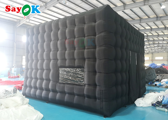 Tenda de Cubo Inflavel Marquee Party Camping Tenda de LED Inflavel Com Sopro de Ar