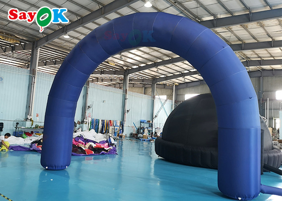 Arco inflável azul impermeável para a grande inauguração dos eventos de Adversting
