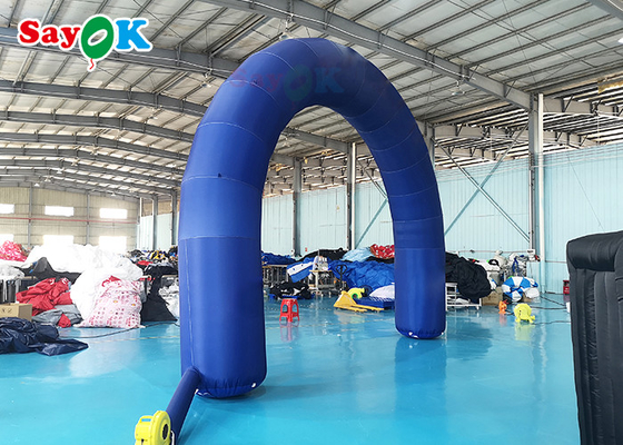 Arco inflável azul impermeável para a grande inauguração dos eventos de Adversting