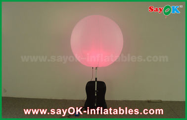 Bola inflável de nylon Windproof da trouxa da decoração da iluminação com luz do diodo emissor de luz para anunciar