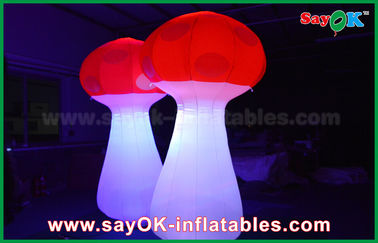Encene a iluminação inflável gigante do cogumelo do diodo emissor de luz da decoração para o casamento/evento