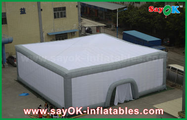 barraca inflável exterior do ar do gigante 15x15m da barraca do ar do outwell/barraca do cubo com luz do diodo emissor de luz para exterior