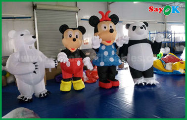 A panda/rato infláveis personalizados dos personagens de banda desenhada deu forma para o parque de diversões
