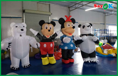 A panda/rato infláveis personalizados dos personagens de banda desenhada deu forma para o parque de diversões