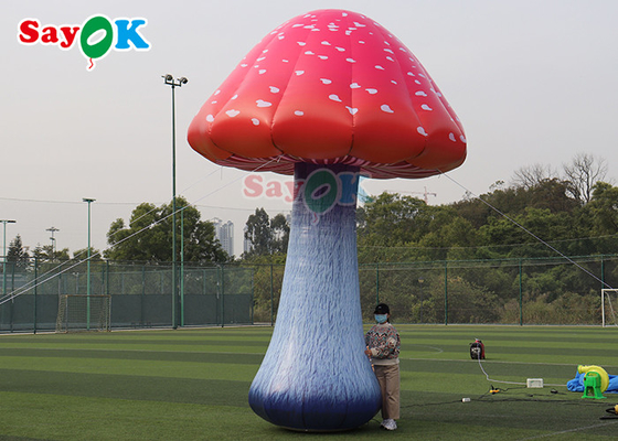 Cogumelo inflável gigante da explosão de Plant For Wonderland do modelo do cogumelo com flor