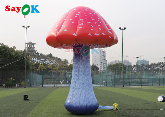 Cogumelo inflável gigante da explosão de Plant For Wonderland do modelo do cogumelo com flor