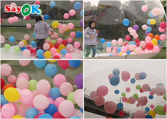 Casa de balões infláveis ​​transparentes para festas infantis com cúpula de iglu para aluguel de balões infláveis