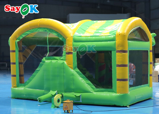 Leão-de-chácara inflável do castelo da corrediça seca de Lion Inflatable Bounce House With