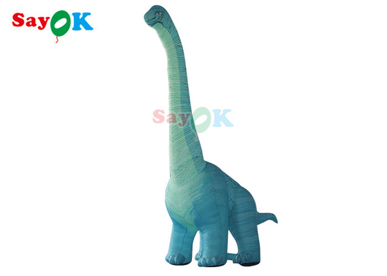 Dinossauro inflável de Natal 7m Dinossauro inflável de Natal Decoração do pátio do Dinossauro inflável Tyrannosaurus Rex Modelo