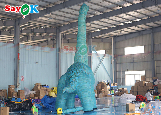 Dinossauro inflável de Natal 7m Dinossauro inflável de Natal Decoração do pátio do Dinossauro inflável Tyrannosaurus Rex Modelo