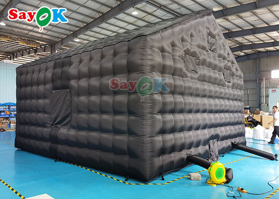 Commercial Oxford Preto Cubo Inflavel Festa Tenda Clube Noturno Inflaveis Com Sopro de Ar