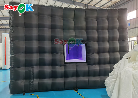 Tenda de clube inflável à prova de ar com luz LED Decoração de festa Tenda de ar inflável