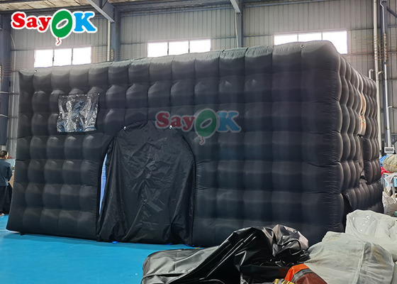 Tenda de clube inflável à prova de ar com luz LED Decoração de festa Tenda de ar inflável