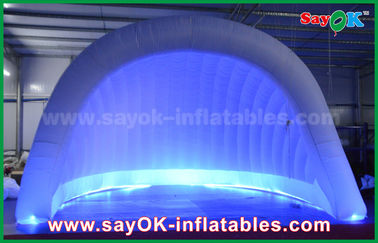 Tenda inflável exterior 210D Oxford LED Tenda de ar inflável Dome Tenda de iglu inflável à prova d'água para festa