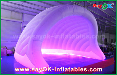 Tenda inflável exterior 210D Oxford LED Tenda de ar inflável Dome Tenda de iglu inflável à prova d'água para festa