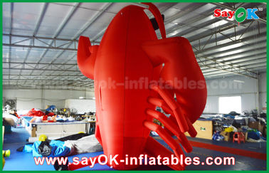 Festival inflável gigante dos lagostins da lagosta dos personagens de banda desenhada para anunciar