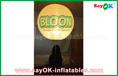 Do tripé inflável da decoração da iluminação de pano de Oxford balão ereto com cópia