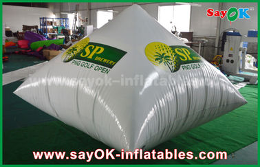 Impressão inflável do logotipo da pirâmide do PVC do branco 0.6mm que anuncia Inflatables