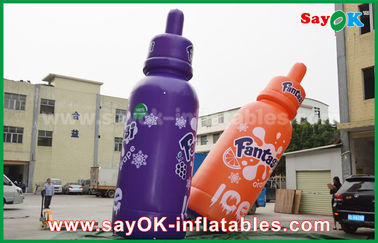 Garrafa inflável gigante da bebida do alimentador do bebê dos produtos infláveis feitos sob encomenda da propaganda