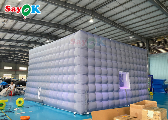 Tenda de pátio inflável resistente à água Tenda inflável de tecido Oxford forte Casa de clube Noturno para aluguer