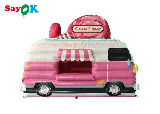 Tenda de ar para fora Tenda de ar inflável Caminhão de alimentos Quarto de tema de algodão doces