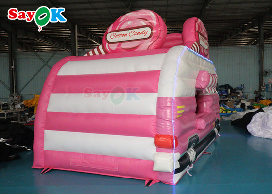 Tenda de ar para fora Tenda de ar inflável Caminhão de alimentos Quarto de tema de algodão doces
