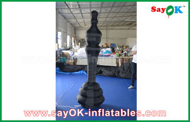 Esboços internacionais da xadrez produtos infláveis feitos sob encomenda pretos/brancos de pano de Oxford com ventilador de CE/UL