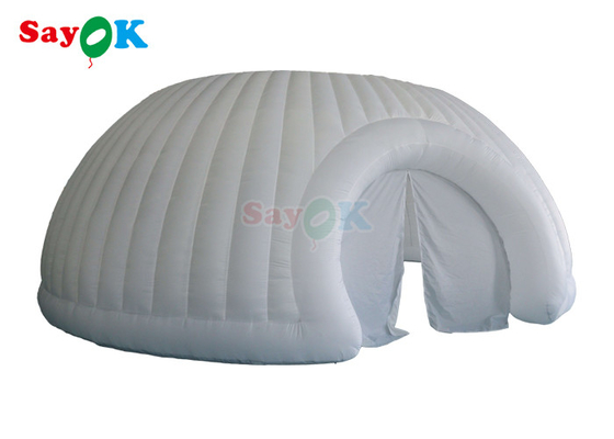 Barraca inflável publicitária para letreiro panorâmico cúpula inflável branca para casamento