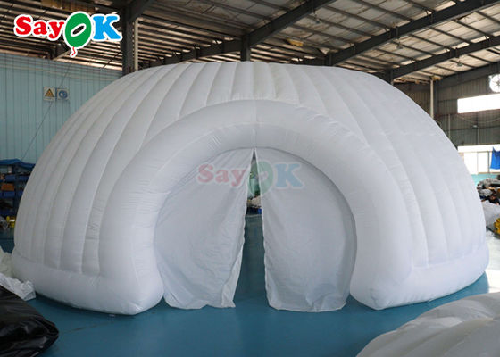Publicidade Tenda inflável Panorama Dome Tenda de casamento branca inflável