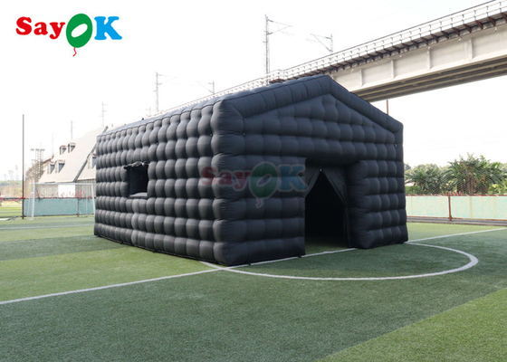 Disco Negro Luz Inflável Clube Noturno Móvel Tenda Portátil Iluminação de Festa Led Para Aluguel de Clube Noturno Inflável