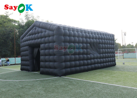 Disco Negro Luz Inflável Clube Noturno Móvel Tenda Portátil Iluminação de Festa Led Para Aluguel de Clube Noturno Inflável