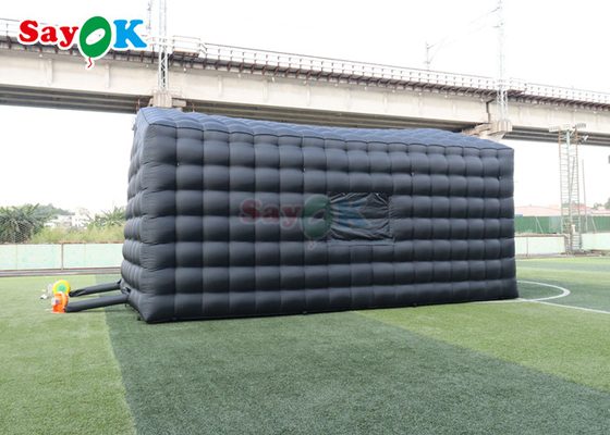 Disco Negro Luz Inflável Clube Noturno Móvel Tenda Portátil Iluminação de Festa Led Para Aluguel de Clube Noturno Inflável
